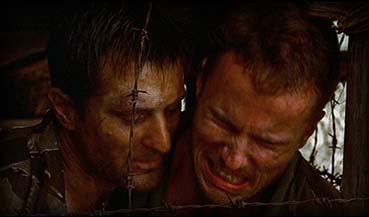 John Savage et robert de Niro dans Voyage au bout de l'enfer